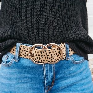 Animal Print Belt